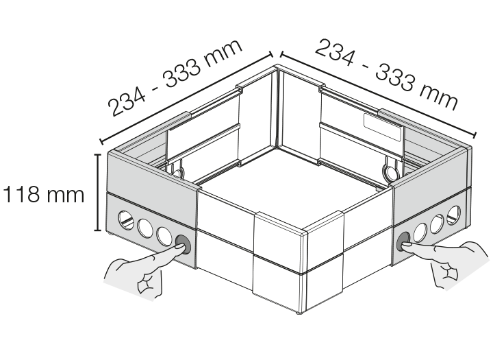 Technische Zeichnung - easyflex Technische Zeichnung - easyflex